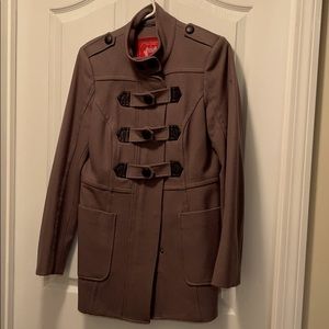 Gently worn jacket with zipper/snaps sz medium.